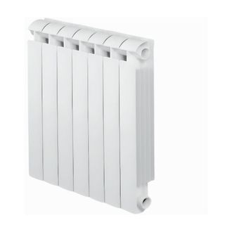 Global Radiatore per riscaldamento centrale klass 800 in fusione di alluminio bianco 1134W a 7 elementi