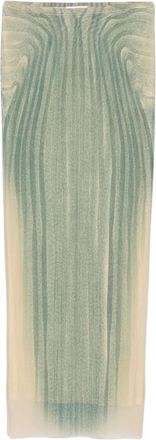 Jean Paul Gaultier Gonna lunga Spiral - Blu