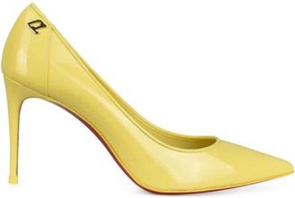 Christian Louboutin Sporty Kate 85 pumps - Dames - Pumps - Geel - 36 1/2 EU - Leer - Schoenen