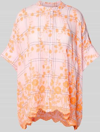 Essentiel Oversized Hemdbluse aus Baumwoll-Mix Modell HACRAMENTO in Rosa, Größe XS