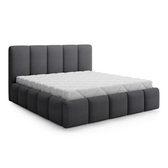 Petits Meubles Cama ba&uacute;l 180x200 con somier incluido madera de pino gris