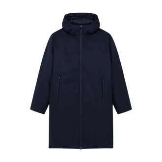 Emporio Armani Giacca Caban con cappuccio - - Coats - Uomo - Blu - L