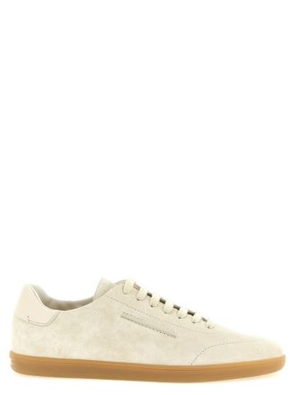 Ermenegildo Zegna Beige Lace-up Sneakers