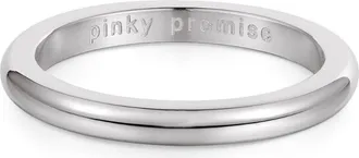 Mantra Pinky Promise Ring in Silver at Nordstrom, Size 4
