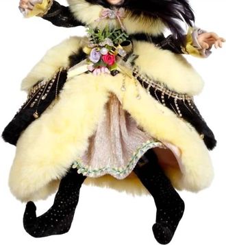 Mark Roberts Queen Bee Elfin Small 14.5 In Black
