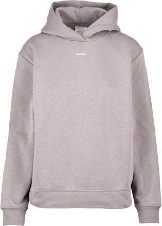 Calvin Klein Hoodies & sweatvesten, Dames, Beige, M, Katoen, Hoodie