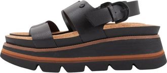 Reef Vista Luxe Liah - Dames - Sleehakken - Zwart - 37 1/2 EU - Leer - Schoenen