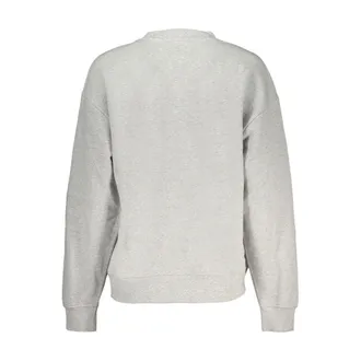 Calvin Klein Logo-Embroidered Cotton Sweatshirt - Grey