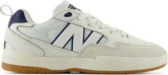 New Balance Unisex NB Numeric Tiago Lemos 808L en Blanco/Azul, Gamuza/Malla, Talla 40.5