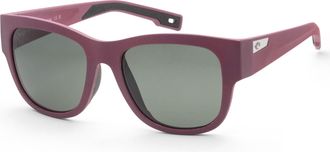 Costa Costa del Mar Womens 55mm Net Plum Sunglasses