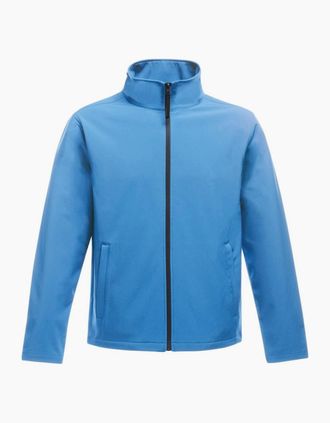 Regatta Mens Regatta Standout Mens Ablaze Printable Soft Shell Jacket - Navy - Size: 44/Regular