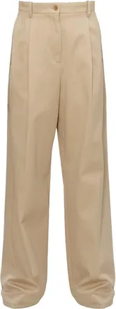 A.P.C. Beige Ginny Loose Fit Biological Cotton Chinos