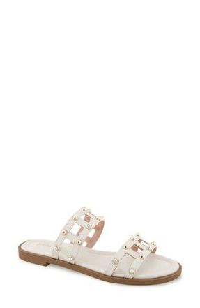 Kensie Malory Slide Sandal in Off White at Nordstrom Rack, Size 7.5