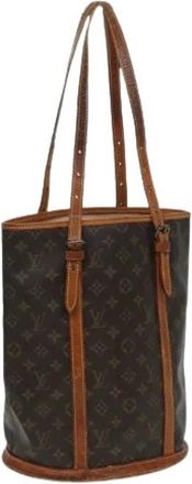 Louis Vuitton Pre-owned Bucket GM Schoudertas - Dames - Vintage Tas - Bruin - ONE Size - Leer - Vintage