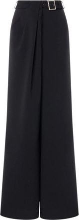 Alberta Ferretti Dames, Broeken, Zwart, Maat: 2XS