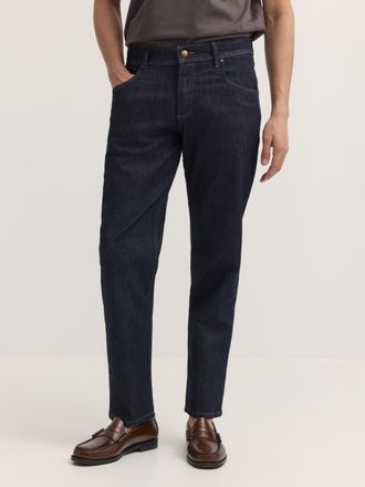 Bugatti 5-Pocket-Jeans BUGATTI Heritage Denim, Herren, Gr. 32, L&auml;nge 30, 390, marine, 88% Baumwolle, 10% Polyester, 2% Elasthan, Jeans 5-Pocket-Jeans, Handcra