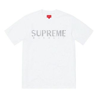 SUPREME SS19 Gradient Logo Tee White Logo Tee SUP-SS19-738