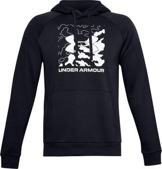 Under Armour Mens Ua Rival Fleece Box Logo HD Sweatshirt, Black (Black 001), L