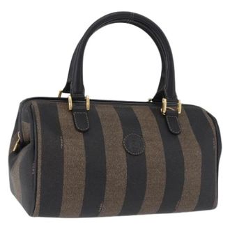Fendi Pre-owned Vintage Boston Bag - Dames - Vintage Handtas - Zwart - ONE Size - Leer - Vintage