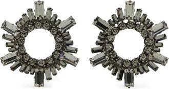 Amina Muaddi Oorbellen - Grijs