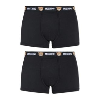 Moschino Bottoms, male, Black, Size: XL Teddy Bear Waistband Briefs