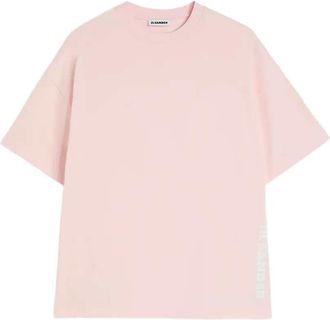 Jil Sander T-shirt in cotone girocollo di Jil Sander