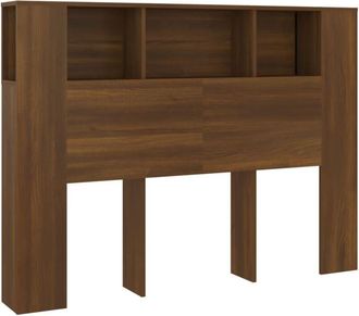 vidaXL Mueble cabecero color roble marrón 140x18,5x104,5 cm Vidaxl