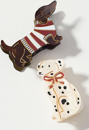 Frasier Sterling Dog Hair Claws, Set of 2