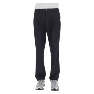 Herno Drawstring Straight Trousers - male - Herno - Straight Trousers - Blue - S - Trousers