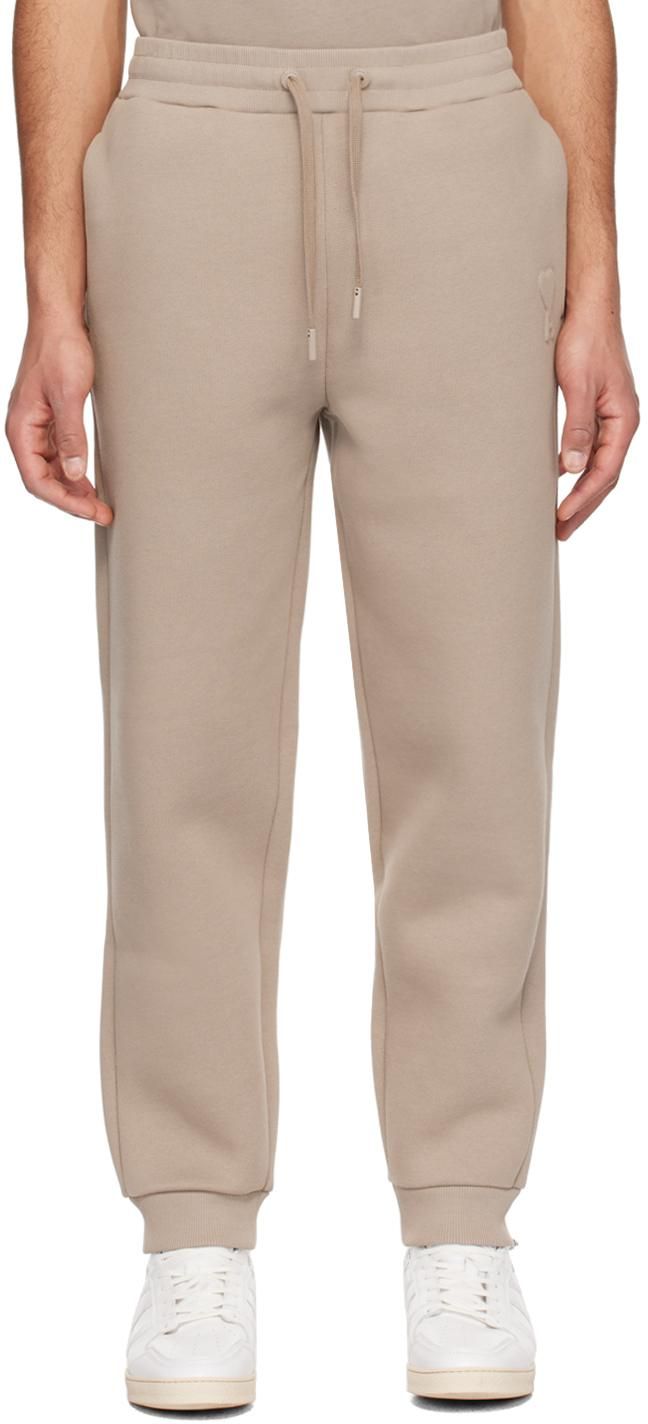 AMI｜SLACKS Ash grey loose large trousers Ami Paris - men - AMI PARIS