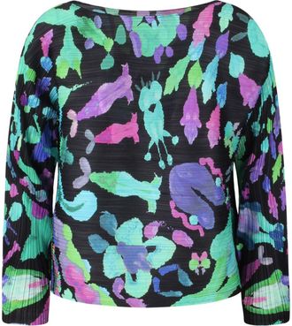 Pleats Please Issey Miyake Dance With New Friends top - Green
