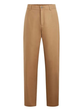 Fusalp elastic-waist cotton trousers - men - Cotton - 42 - Brown