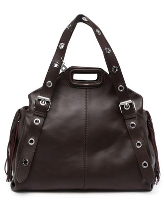 Maje Borsa a spalla Miss M XL in pelle - Rosso