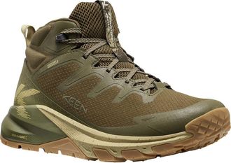 Keen Targhee Apex Mid Waterproof Hiking Boot in Dark Olive/Khaki at Nordstrom, Size 11.5