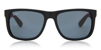Ray-Ban RB4165 Justin Polarized 622/2V Mens Sunglasses Black Size 55