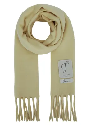 Jacquemus Light Yellow Logo Scarf