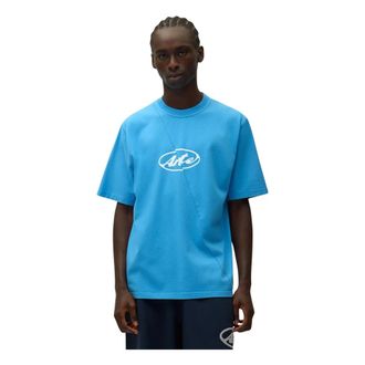 Arte T-Shirts, male, Blue, Size: XL Circle Logo T-Shirt