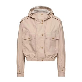 Moncler Light Jackets, female, Beige, Size: M Carex Jacket