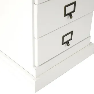 Ballard Designs Riser - 2 1/4 Plinth Base for Credenzas - White, Corner Desk Addition Leg - Ballard Designs