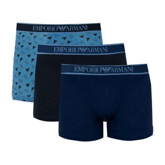 Emporio Armani 3-Pack Trunks - - Underwear - Uomo - Blu - S