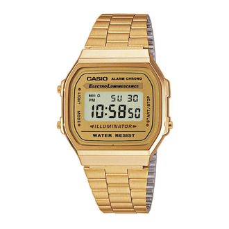 Casio Gouden Digitaal Stalen Multifunctioneel Horloge - unisex - Horloges - Geel - ONE Size - Accessoires