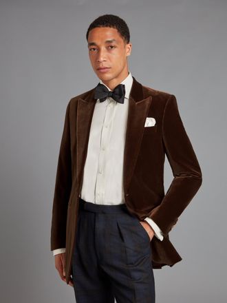 Oliver Brown Carlyle Jacket - Brown Velvet