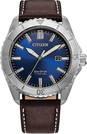 Citizen Brycen Super Titanium Blue Dial Mens Watch AW1840-09L