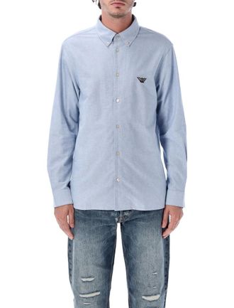 Emporio Armani Light Blue Regular Shirt