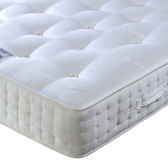 Bedmaster Tennyson 4000 Twin Pocket Sprung Natural Orthopaedic Mattress in White | Size: Double