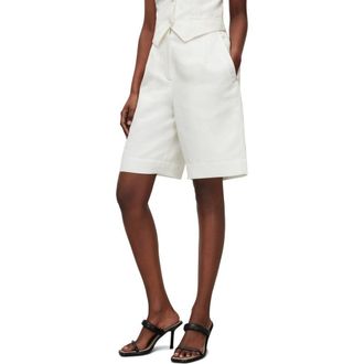 AllSaints Petra Longline Shorts in Off White at Nordstrom Rack, Size 8