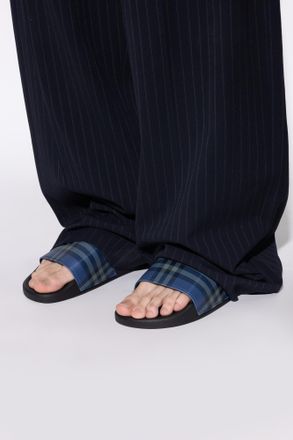 Burberry Flip-flops, Mens, Navy Blue