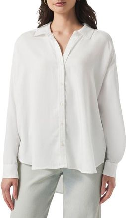 Splendid Ella Button-Up Shirt in White at Nordstrom, Size Small