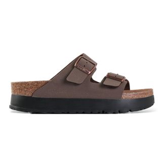 Birkenstock Arizona PAP Flex Smalle Pasvorm - Dames - Sandalen - Bruin - 41 EU - Schoenen