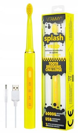 OEM Cepillo De Dientes El&eacute;ctrico S&oacute;nico Usb Vitammy Splash Para Ni&ntilde;os Mayores De 8 A&ntilde;os